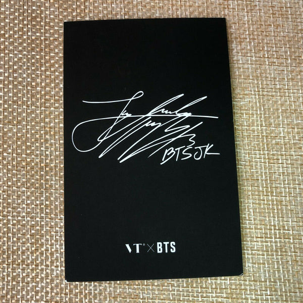 BTS JUNGKOOK  #2 [ VT Think Your Teeth Official Photocard Black, White ] NEW /+G