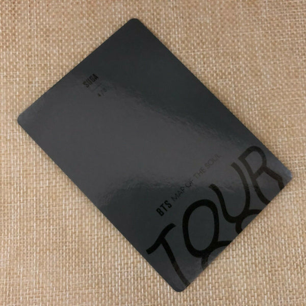 BTS SUGA 4/8 [ Map Of The Soul Tour Official Mini Photocard ] / New / +G