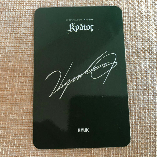 VIXX HYUK [ KRATOS Official Photocard ] 3rd Mini Album / New, Rare / +Shop Gift