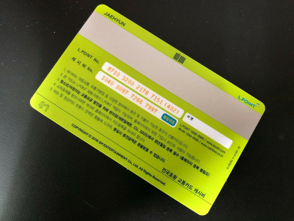 NCT 2018 JAEHYUN [ Travel Cashbee Official Limited Photocard CARD ] /New,Rare/+G