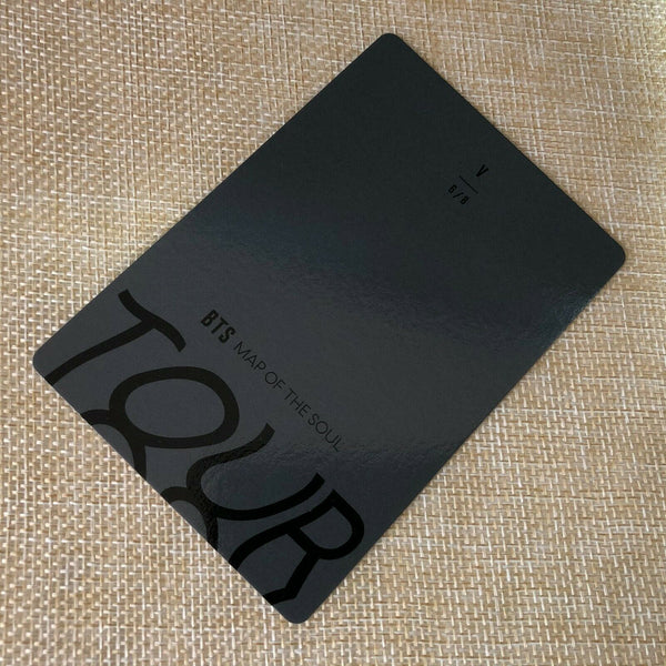 BTS V  6/8 [ Map Of The Soul Tour Official Mini Photocard ] / New, Rare / +Gift