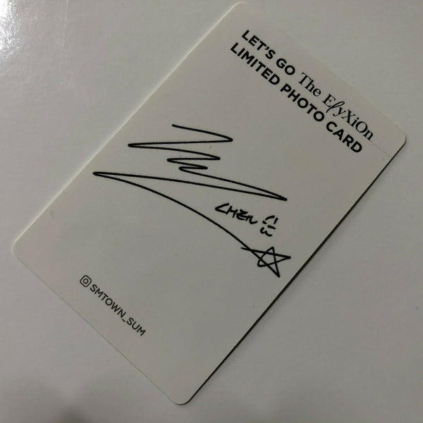 EXO SM CHEN [ ElyXion Limited Edition Official Photocard ] COEX / NEW /+Gift