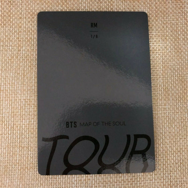 BTS RAP MONSTER 1/8 [ Map Of The Soul Tour Official Mini Photocard ] / New / +G