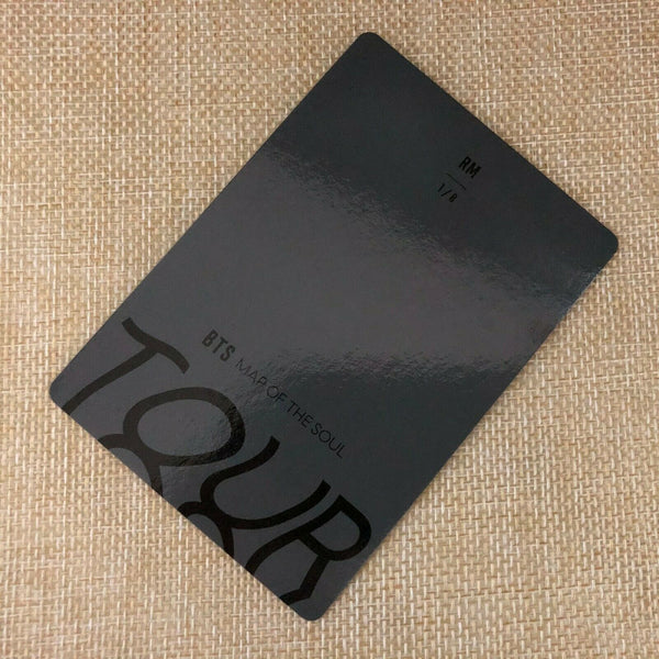 BTS RAP MONSTER 1/8 [ Map Of The Soul Tour Official Mini Photocard ] / New / +G