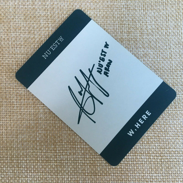 Nu'est Nuest ARON #2 [ W.here Official Photocard ] Album Portrait / NEW / +Gift
