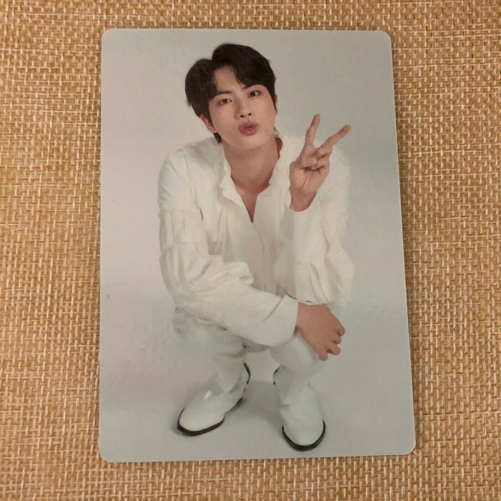 BTS JIN 5/8 [ Map Of The Soul Tour Official Mini Photocard ] / New / +G