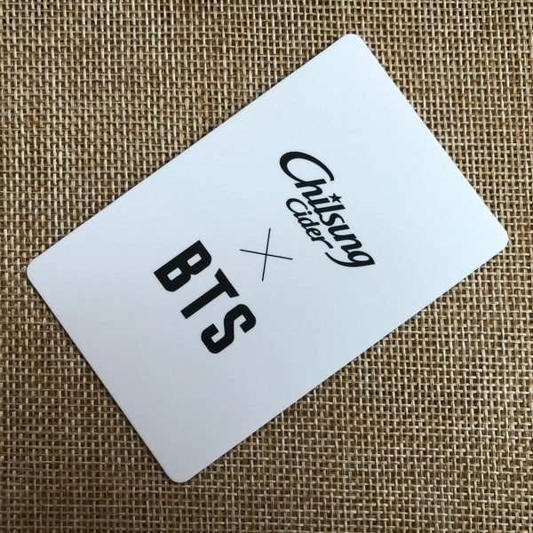 BTS V Taehyung [ Chilsung Cider Official Photocard ] / New, Rare / +Shop Gift