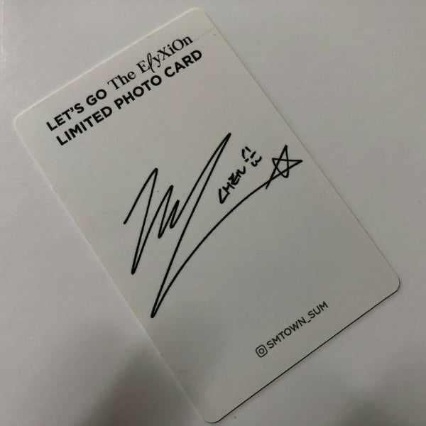 EXO SM CHEN [ ElyXion Limited Edition Official Photocard ] COEX / NEW /+Gift