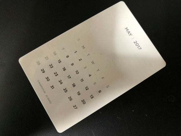 EXO CHEN [ 2017 Season Greeting Mini Calendar Official Photocard ] NEW,RARE/+GFT
