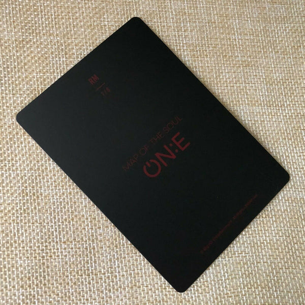 BTS RAP MONSTER  1/8 [ Map of the Soul ON:E Official Mini Photocard ] ONE / N +G
