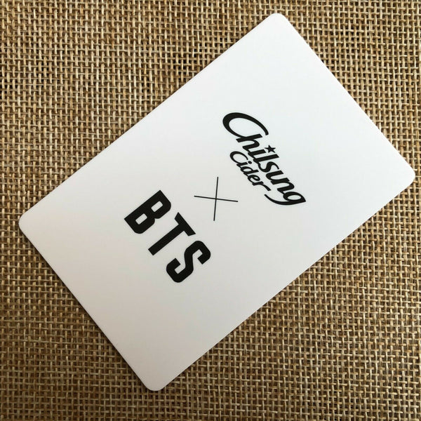 BTS JIN  [ Chilsung Cider Official Photocard ] / New, Rare / +Shop Gift