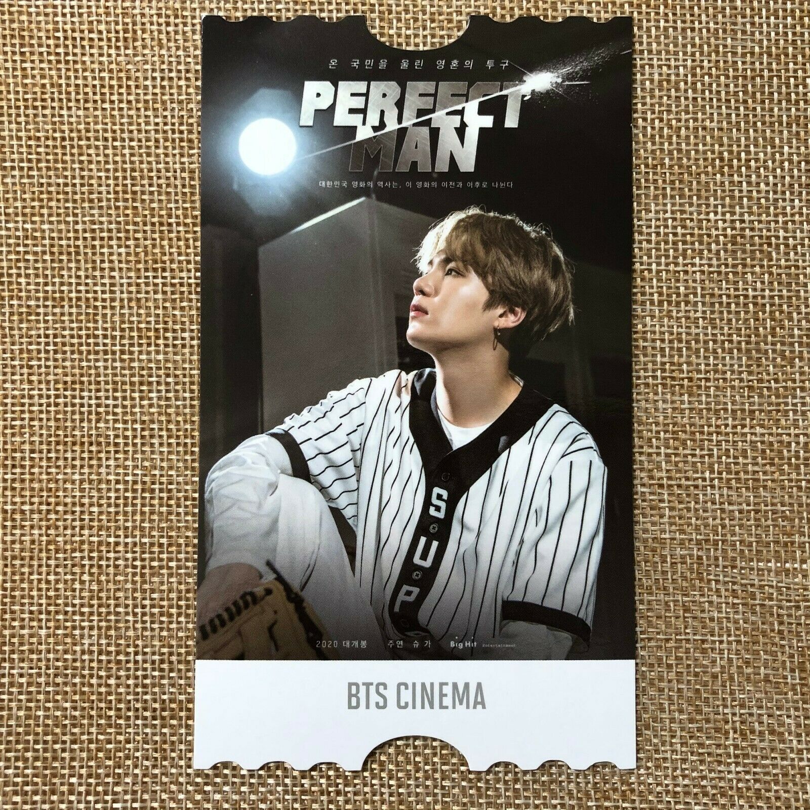 BTS SUGA [ ARMY ZIP Fanclub KIT Cinema Official Photocard ] / New,Rare / +Gift