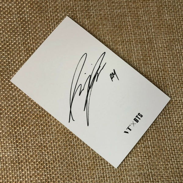 BTS RAP MONSTER  #1 [ VT Think Your Teeth Official Photocard Black, White ] N+G