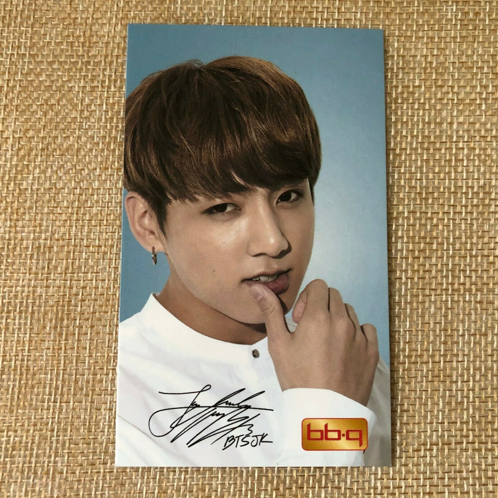 BTS  JUNGKOOK  #1  Bangtan Boys / BBQ Official PhotoCard  / New / +Shop gift