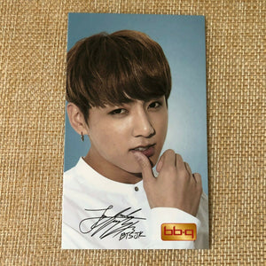 BTS  JUNGKOOK  #1  Bangtan Boys / BBQ Official PhotoCard  / New / +Shop gift