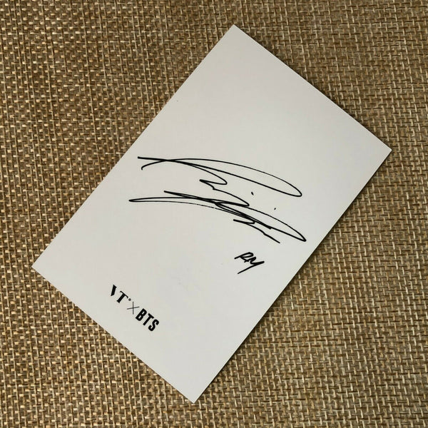 BTS RAP MONSTER  #1 [ VT Think Your Teeth Official Photocard Black, White ] N+G