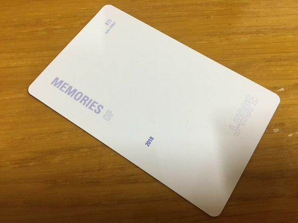 BTS J-HOPE [ MEMORIES 2018 DVD Official Photocard ] / NEW, RARE / + Shop Gift
