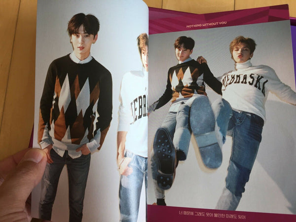 WANNA ONE [NOTHING WITHOUT YOU] Wanna Ver /CD+Photobook / NEW Unsealed / + Gift