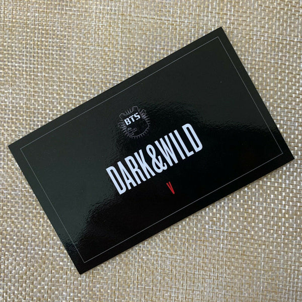 BTS V [ Dark & Wild Official Photocard ] 1st Studio Album / NEW, RARE /+Gift