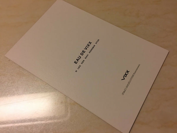 VIXX [EAU DE VIXX Official PostCard RED Ver Photocard #1] 3rd Album /New/+Gift