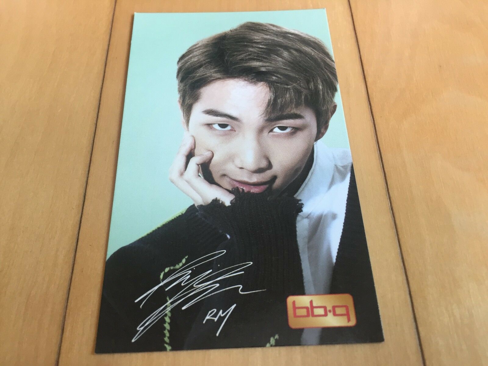 BTS RM Rap Monster #3 Bangtan Boys / BBQ Official PhotoCard  / New / +Shop gift