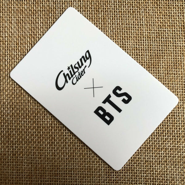 BTS V Taehyung [ Chilsung Cider Official Photocard ] / New, Rare / +Shop Gift
