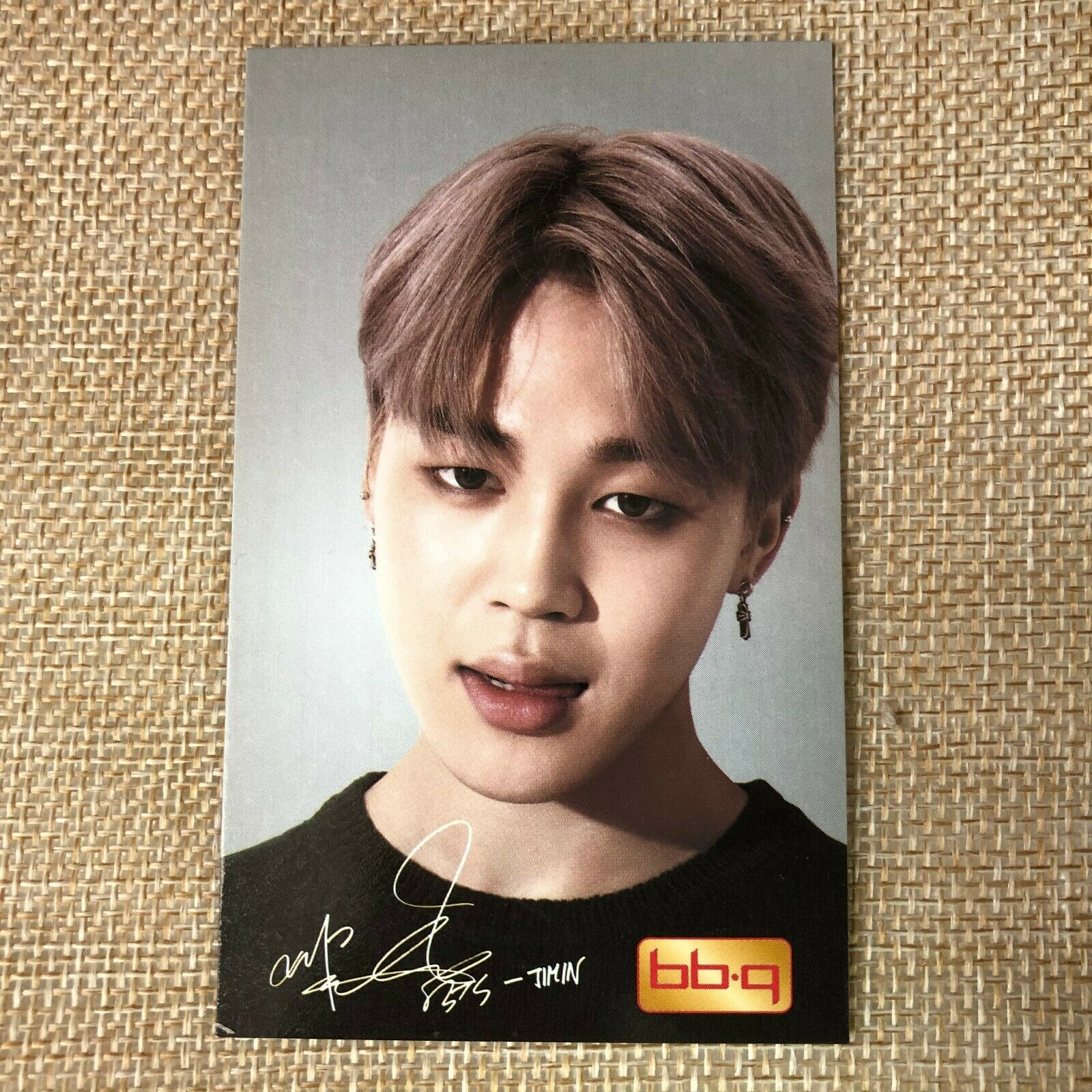 BTS  JIMIN  #1 Bangtan Boys / BBQ Official PhotoCard  / New / +Shop gift