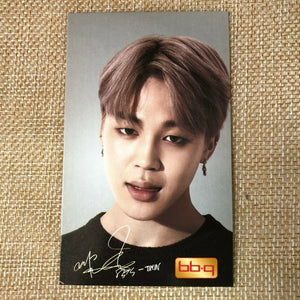 BTS  JIMIN  #1 Bangtan Boys / BBQ Official PhotoCard  / New / +Shop gift
