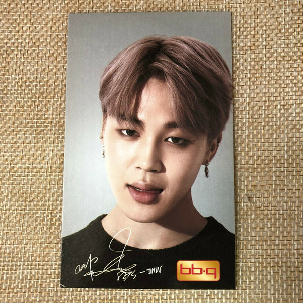 BTS  JIMIN  #1 Bangtan Boys / BBQ Official PhotoCard  / New / +Shop gift