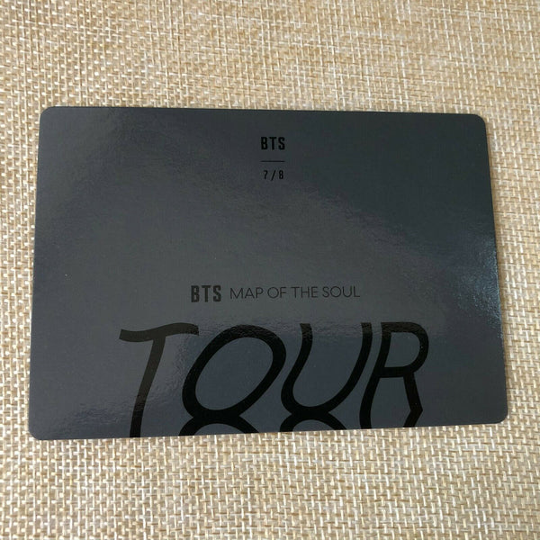 BTS V JIN JIMIN  7/8 [ Map Of The Soul Tour Official Mini Photocard ] / New / +G