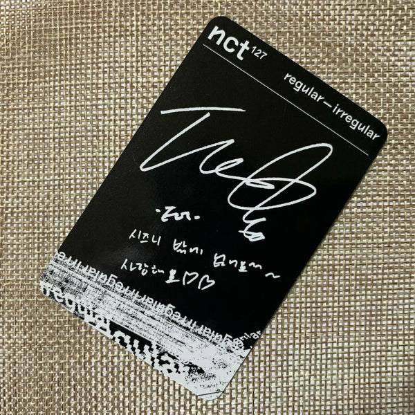 NCT 127 TAEIL #1 [ Regular Irregular Official Photocard ] Album / New / +Gift