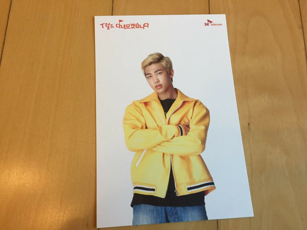 BTS [ SKT RAP MONSTER Official Postcard ] / PHOTOCARD RARE BANGTAN / NEW /+Gift