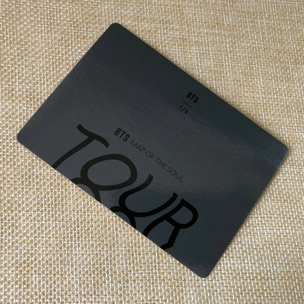 BTS V JIN JIMIN  7/8 [ Map Of The Soul Tour Official Mini Photocard ] / New / +G