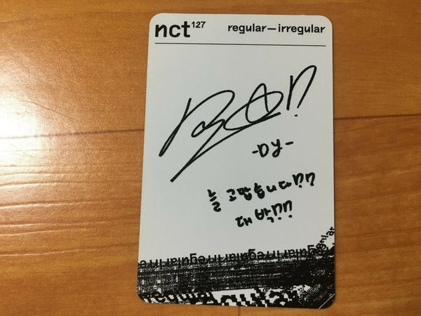 NCT 127 DOYOUNG [ Regular Irregular Official Photocard ] 1st Album / New / +Gift