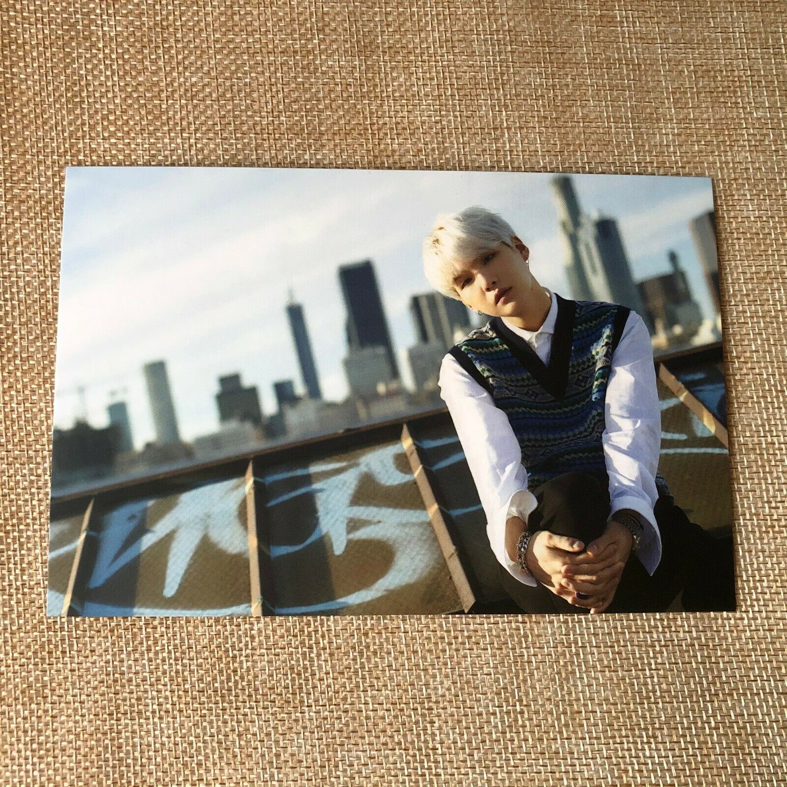BTS  SUGA  [ Dispatch Magazine Dicon Official Postcard Photocard ] New /+G