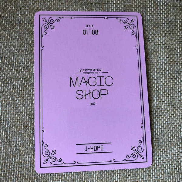 BTS  J-HOPE 1/8  [ 2019 MAGIC SHOP Fan Meeting Japan Official Photocard ]N+G