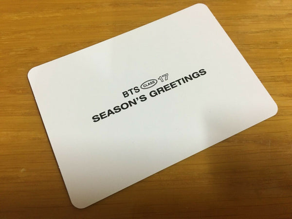 BTS RAP MONSTER [ 2017 Season's Greeting Official Photocard ] / NEW, RARE /+GIFT