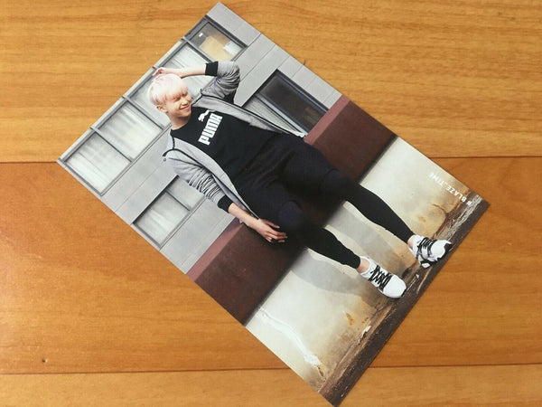 BTS RAP MONSTER [ PUMA Blaze Time Official Photocard Post card ] Photo /NEW/+GFT