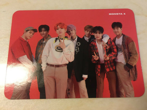 MONSTA X [ Dejavu Official Photocard GROUP #4] The Connect Member Set /New /+GFT