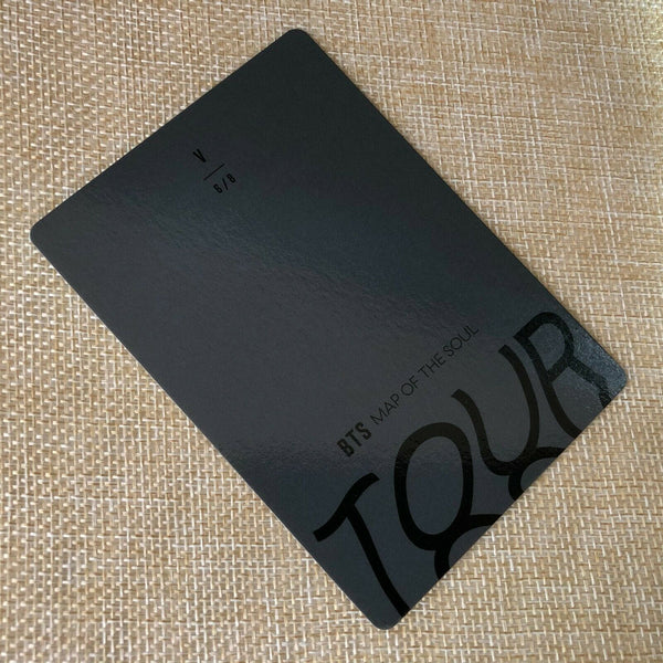 BTS V  6/8 [ Map Of The Soul Tour Official Mini Photocard ] / New, Rare / +Gift