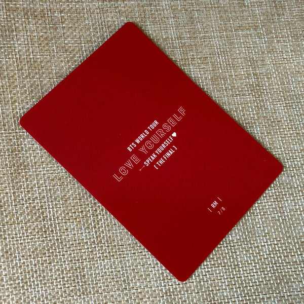 BTS RAP MONSTER 7/8 [ Speak Yourself The Final Official Mini Photocard ] /New/+G