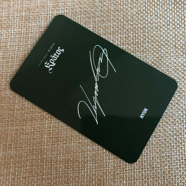 VIXX HYUK [ KRATOS Official Photocard ] 3rd Mini Album / New, Rare / +Shop Gift