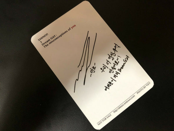 SHINEE MINHO [ Dream Girl Official Photocard] 3rd Album / New, Rare /+Gift