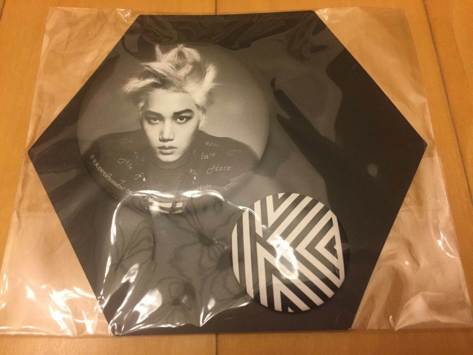 EXO KAI [ Overdose Official Button Set, 2 Buttons Kai ] SM GOODS / NEW / +Gift