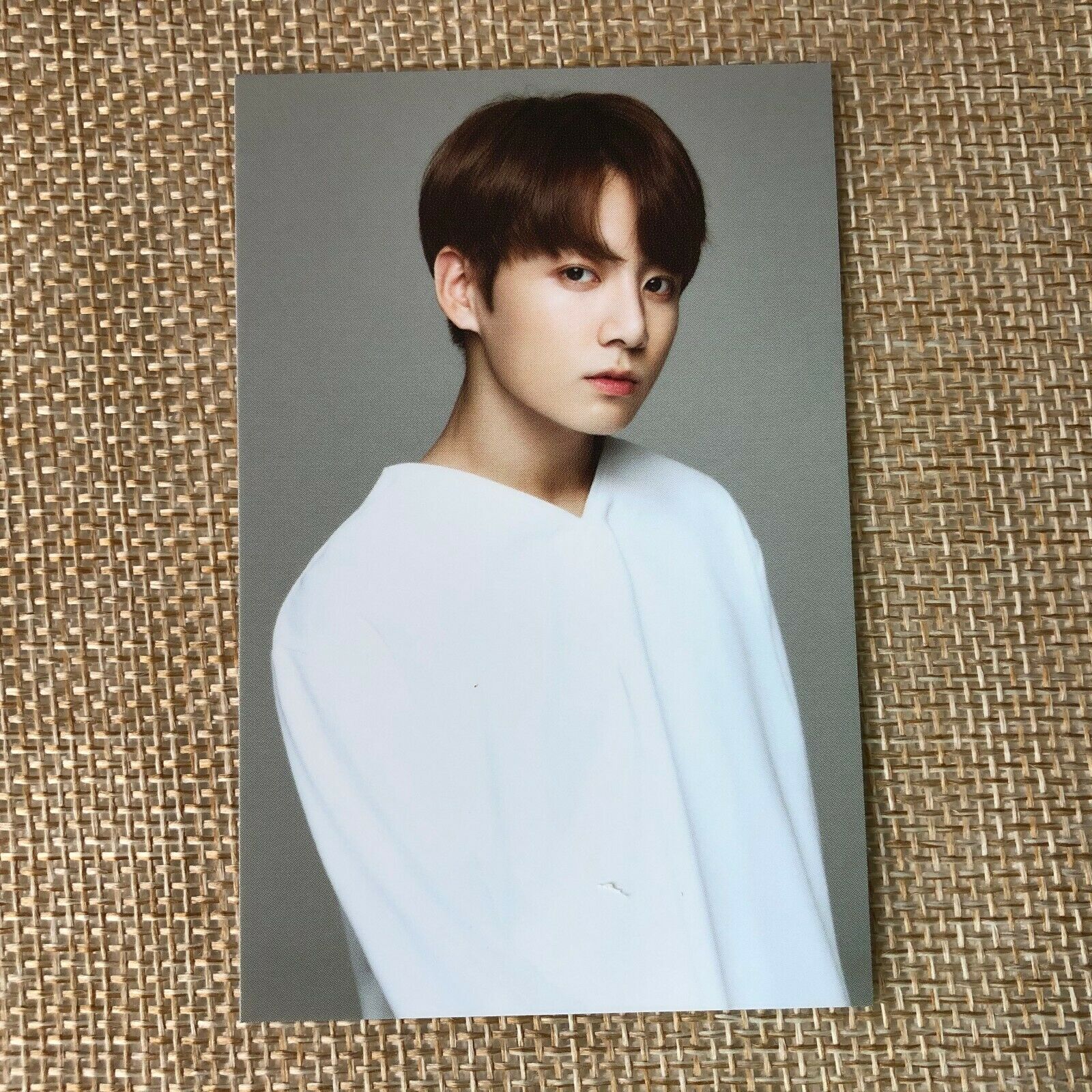 BTS JUNGKOOK  #1 [ VT Think Your Teeth Official Photocard Black, White ] NEW /+G