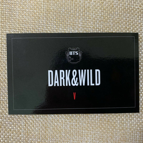 BTS V [ Dark & Wild Official Photocard ] 1st Studio Album / NEW, RARE /+Gift