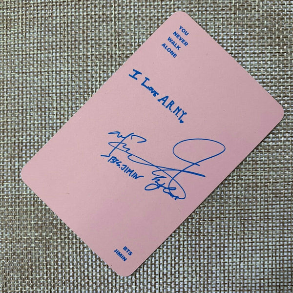 BTS JIMIN [ YNWA You Never Walk Alone Official Photocard ] / New, Rare / +GIFT