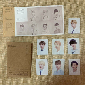 BTS [ 2018 Season's Greeting Official ID Photocard Set 7 PC ] /NEW, RARE / +GIFT