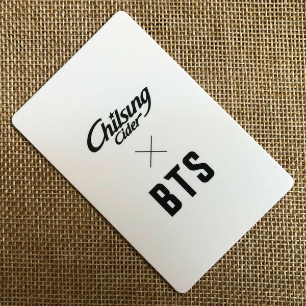 BTS JIN  [ Chilsung Cider Official Photocard ] / New, Rare / +Shop Gift