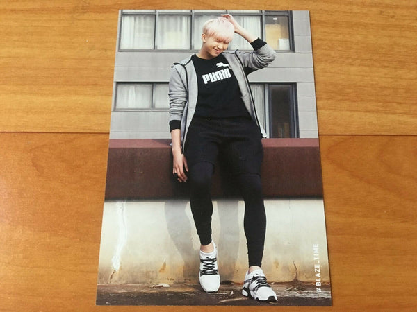 BTS RAP MONSTER [ PUMA Blaze Time Official Photocard Post card ] Photo /NEW/+GFT